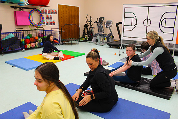 tn-yoga-class Meliora Academy Students in Yoga Class